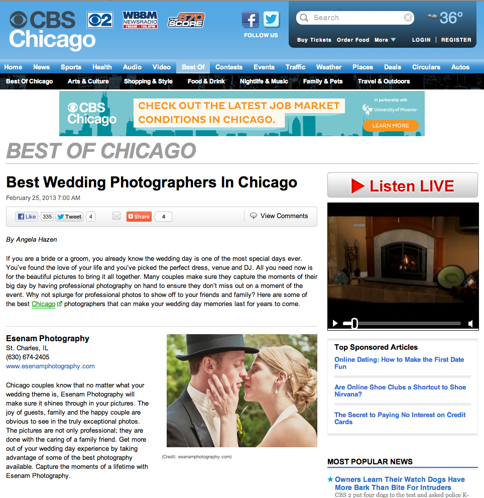 Best Wedding Photographers in Chicago